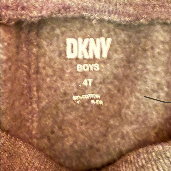 DKNY Gray Sweatpants with Side Stripe - Picture 5 of 6